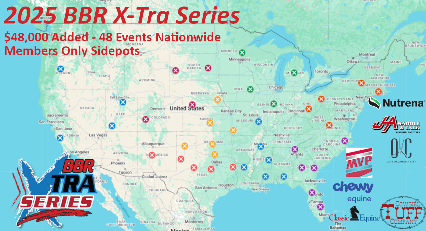 2025 BBR X-Tra Series Map