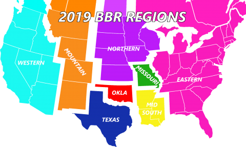 2019 BBR Regions Map